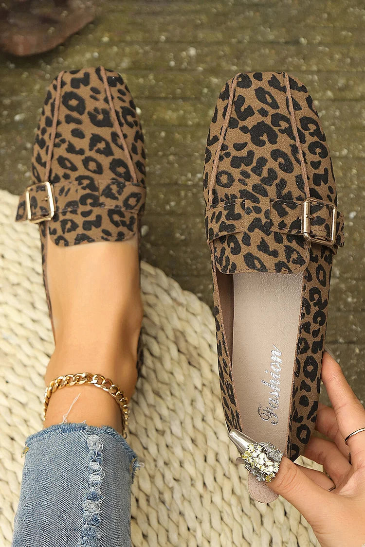 Yanna – Casual Loafers with Decorative Buckle with Belt