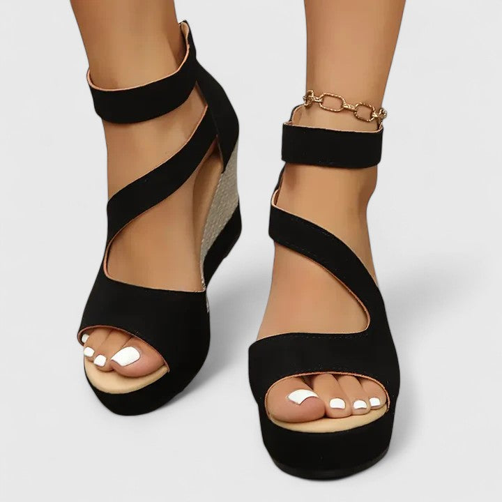 Via - Orthopedic Wedge Sandals