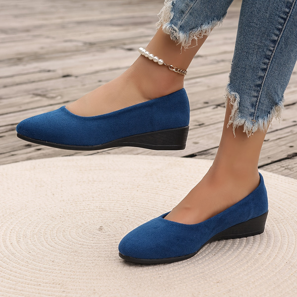 Elaiza – Comfort Wedge Ballerinas for Effortless Elegance