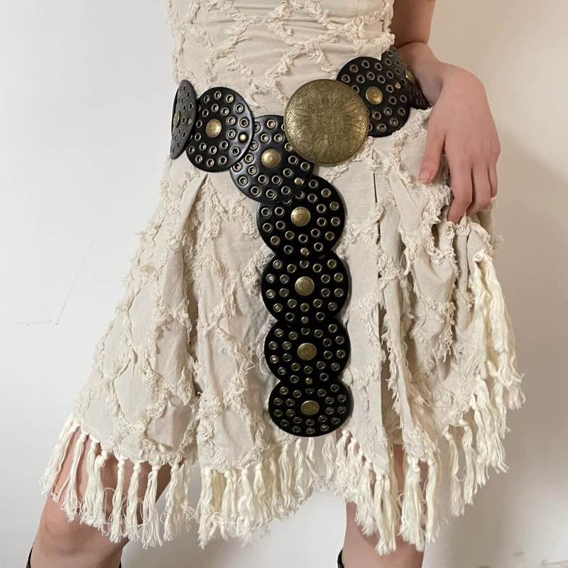 Vanessa - Boho Brown Women's Belt