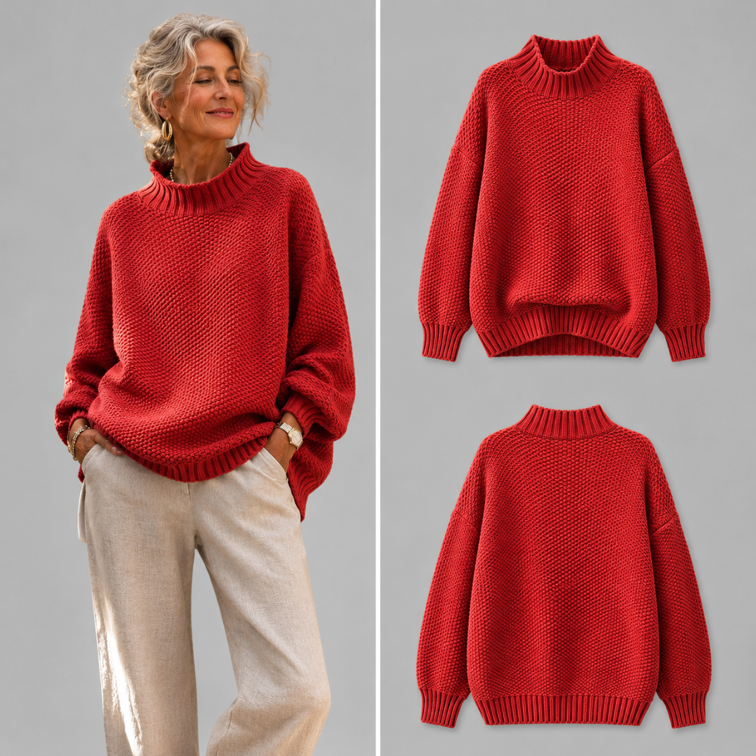 Shiloh - Relaxed Textured Knit Sweater