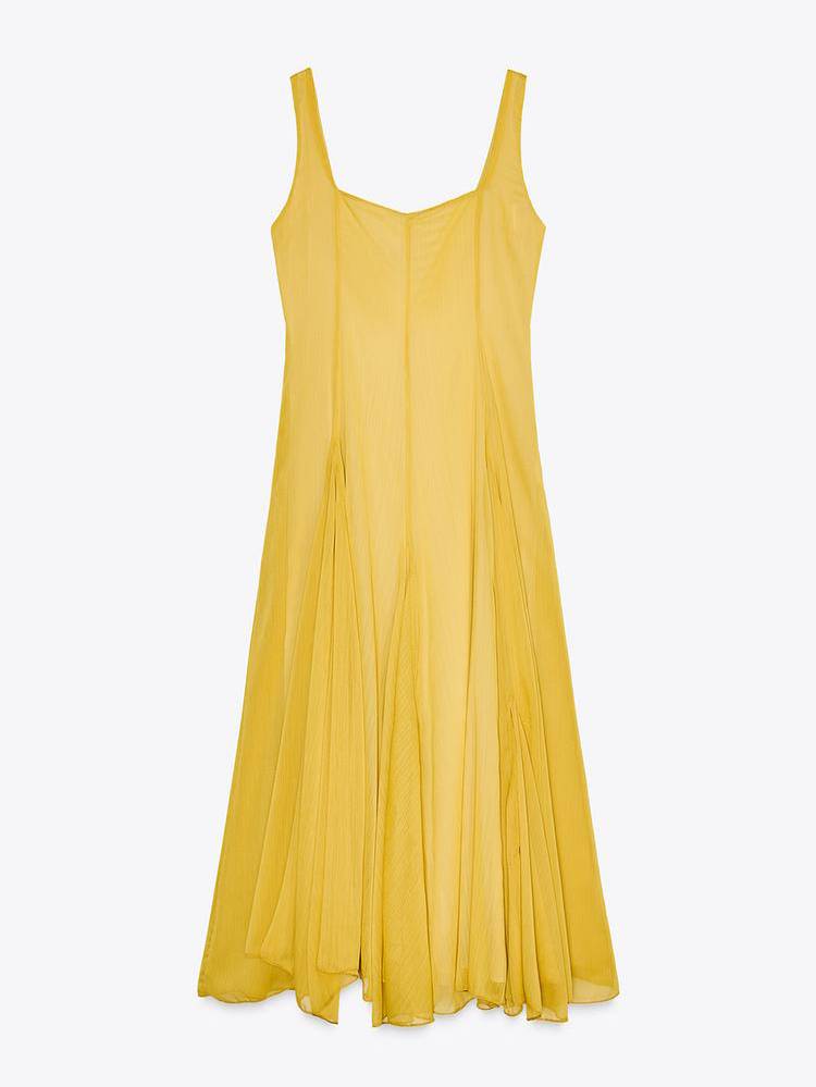 Arra – Long Dress with Square Neckline