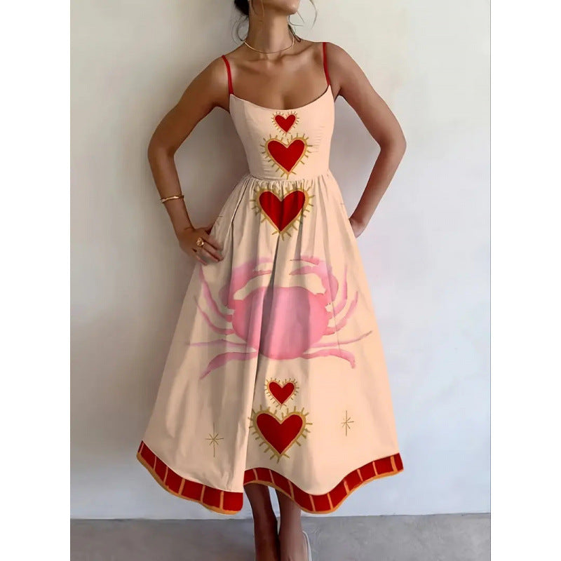 Ofelle - Heart Tide Midi Dress