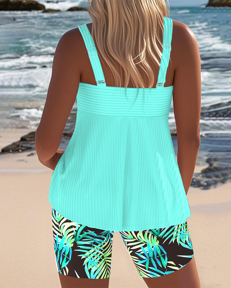 Jean - Colorful Tankini Set