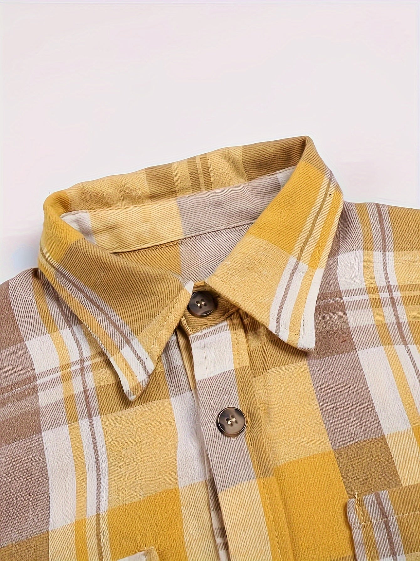 Herine - Gingham Long Sleeve Summer Shirt