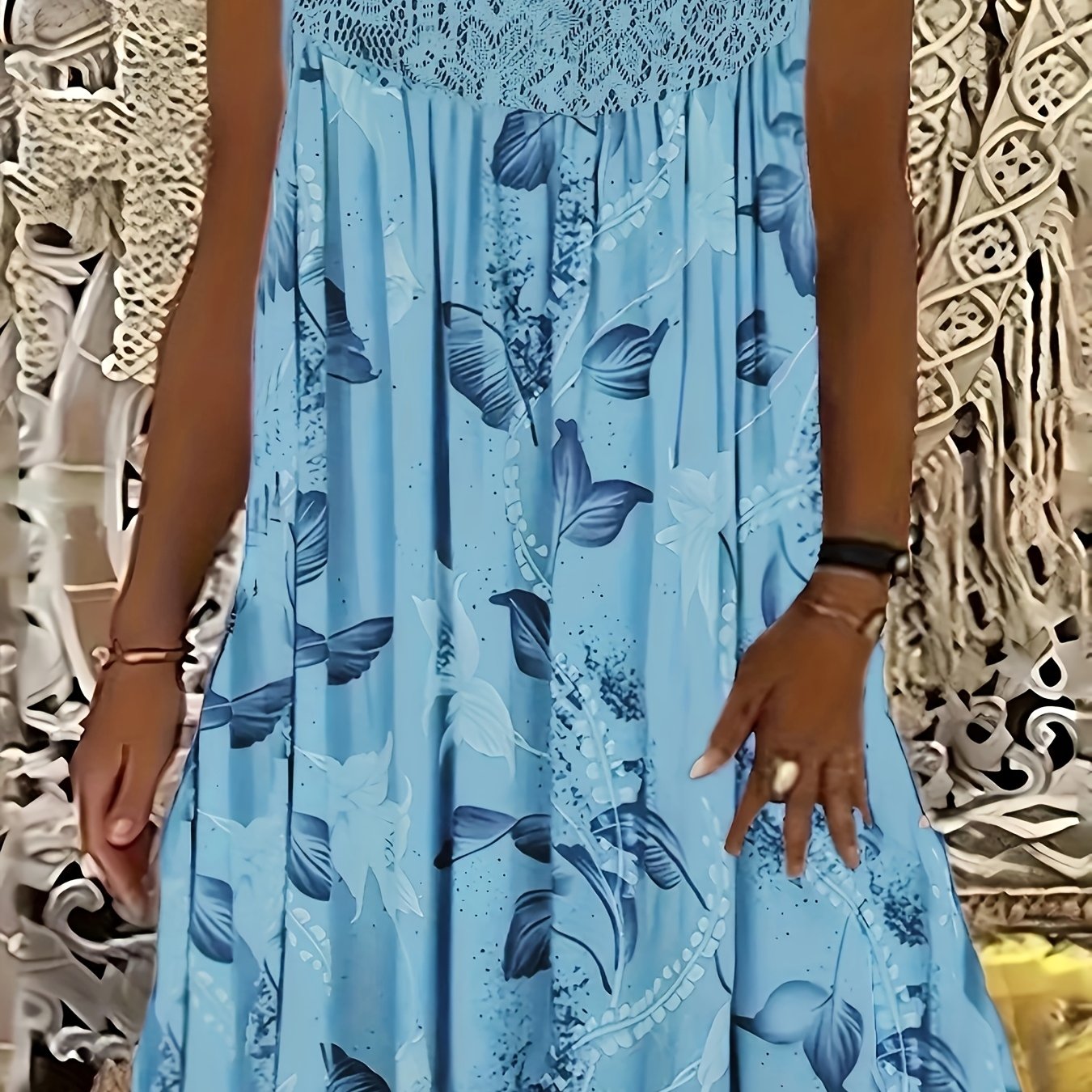 Rana - Floral Lace Summer Dress