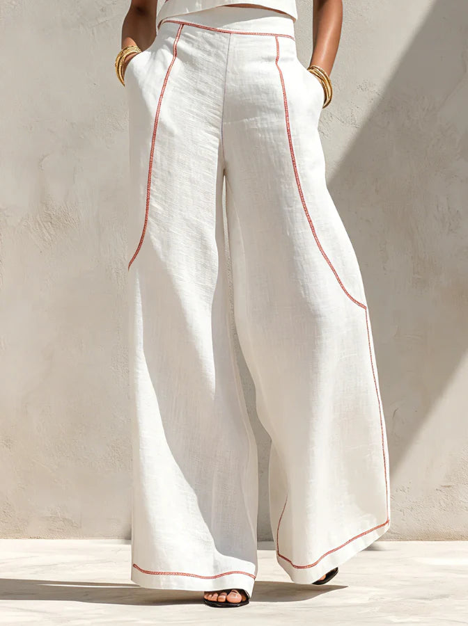 Xera - Sleeveless Top and Wide Leg Set