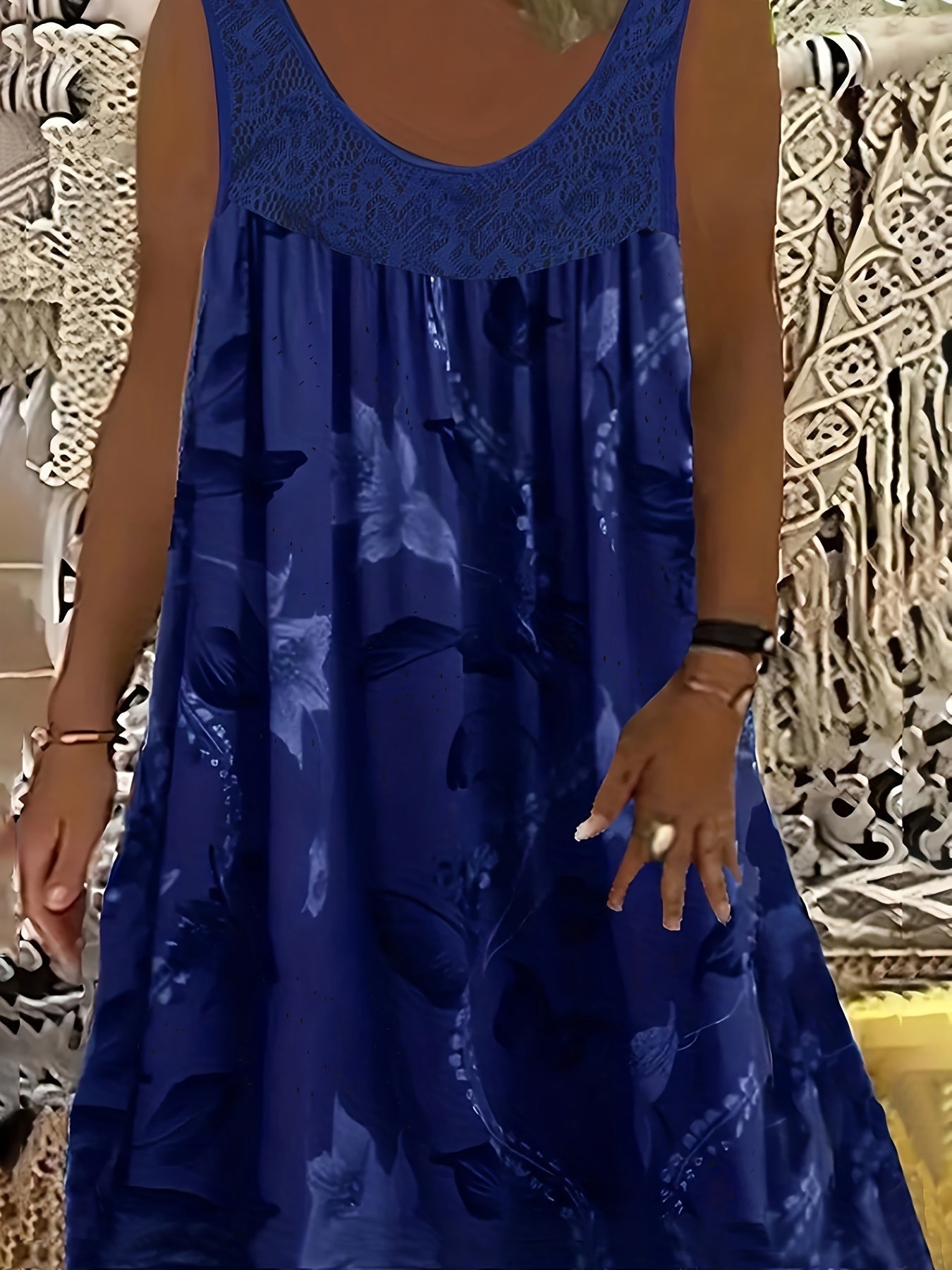 Rana - Floral Lace Summer Dress