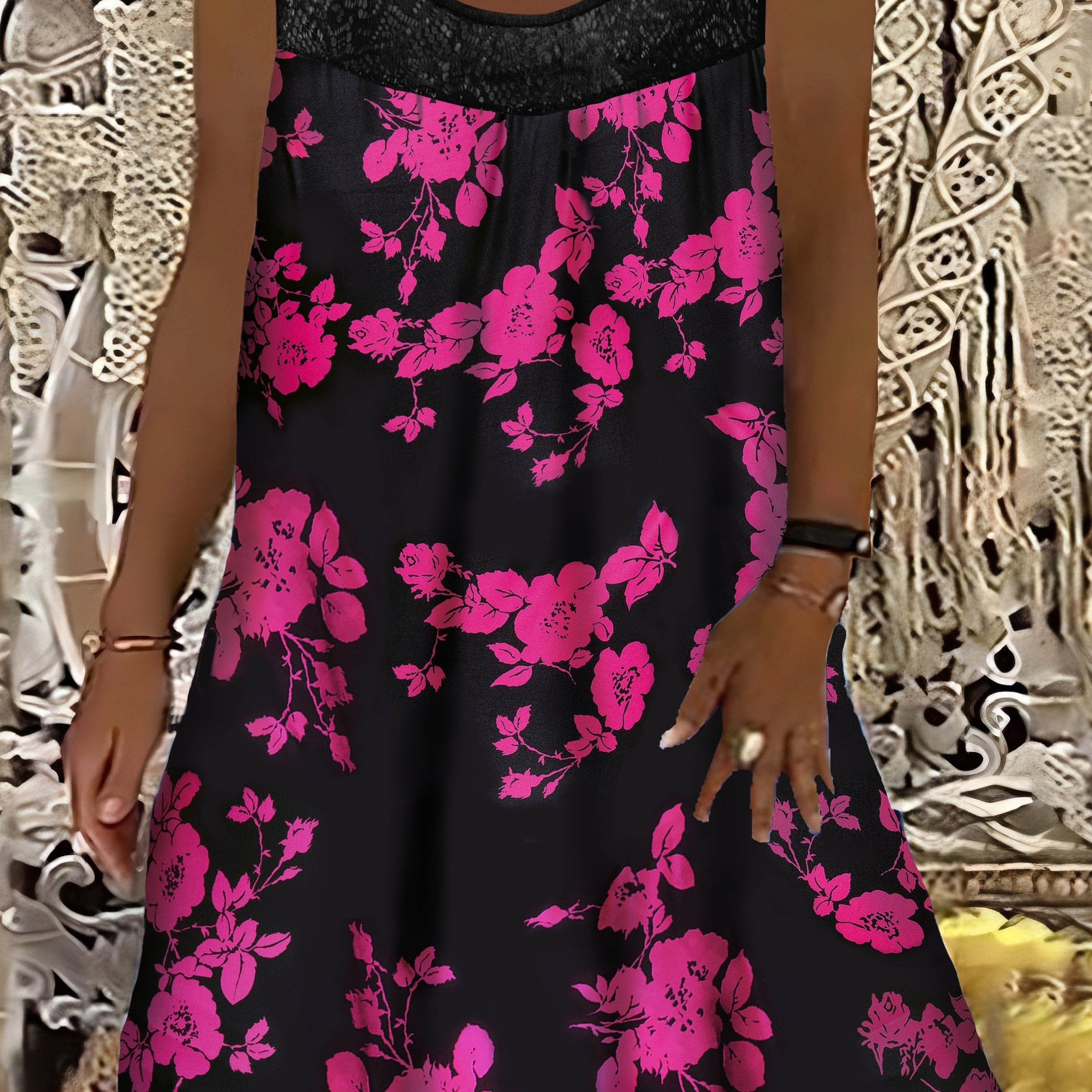 Rana - Floral Lace Summer Dress