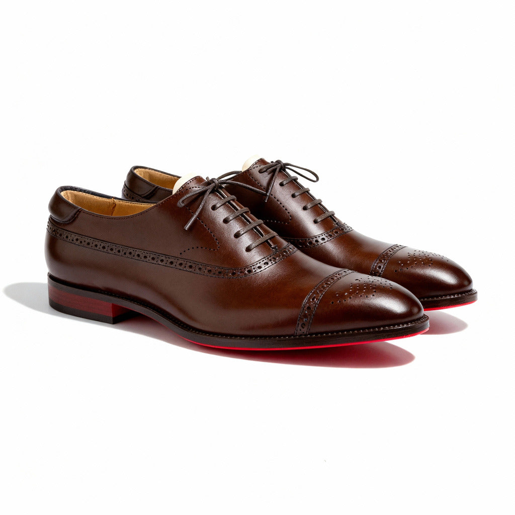 Marc – Leather Brogue Oxford Shoes