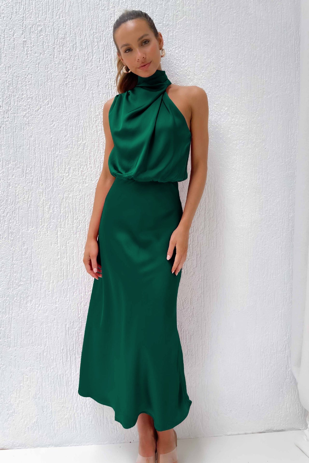 Anna - Quentin Dress Sahara Draped
