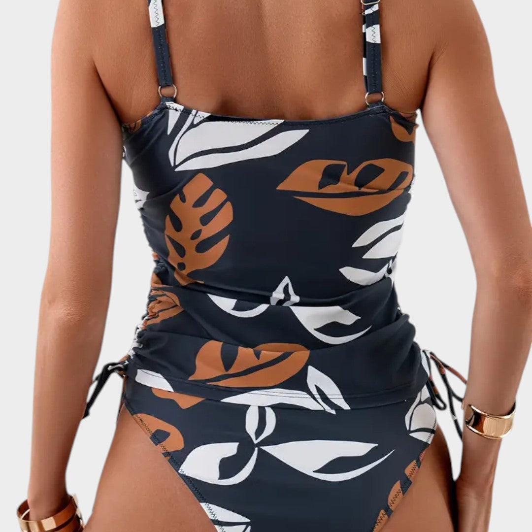Zai - Tropical Leaf Print Bikini