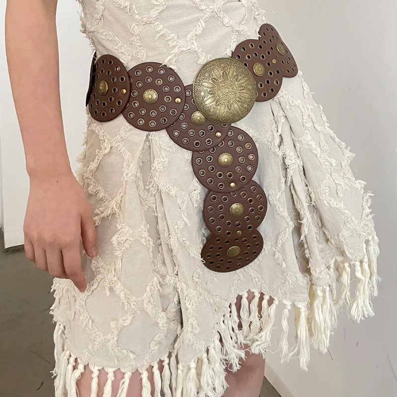 Vanessa - Boho Brown Women's Belt