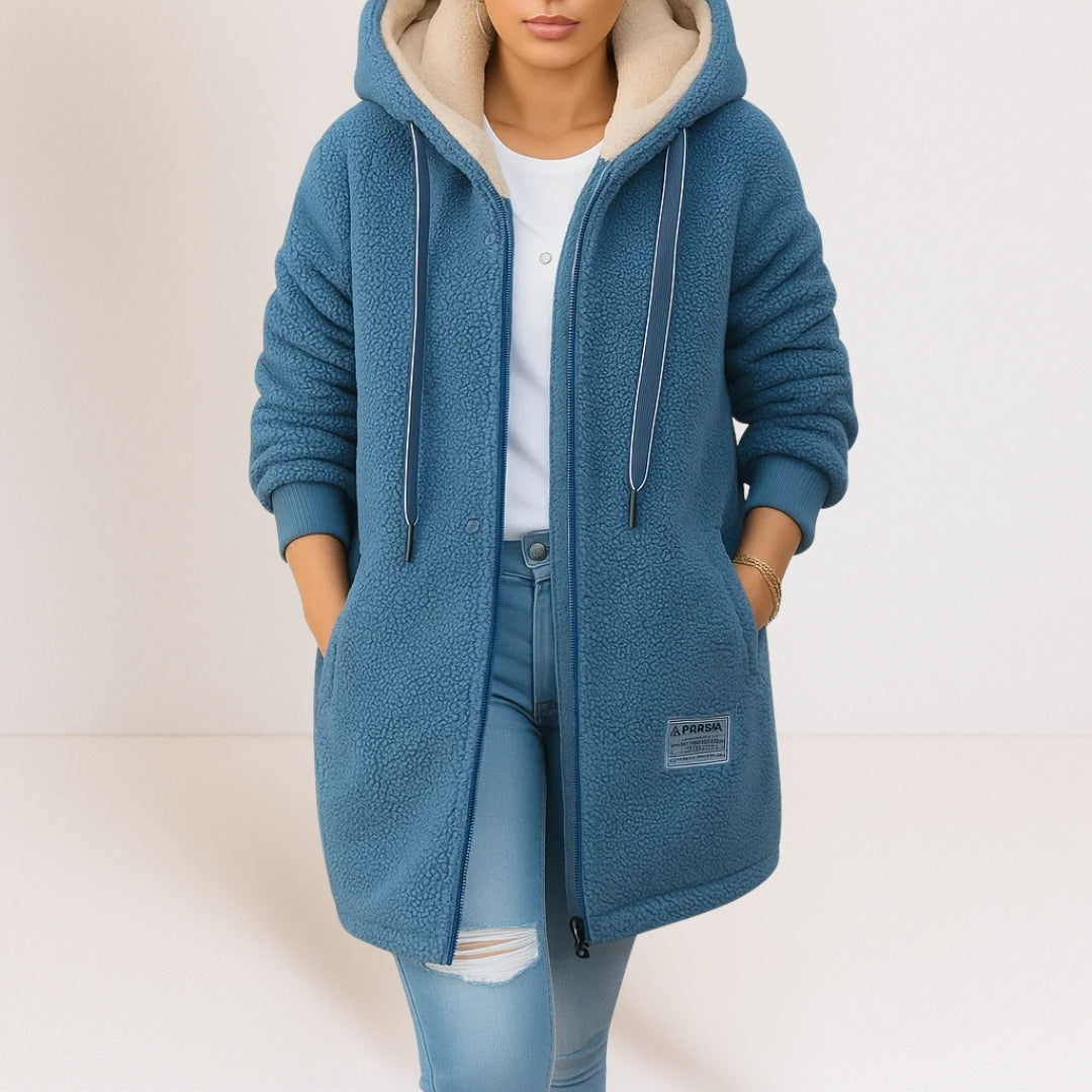 Delaney - Soft Fleece Hooded Jacket