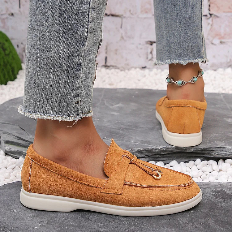 Erica – Elegant Loafers with Knotted Stitching