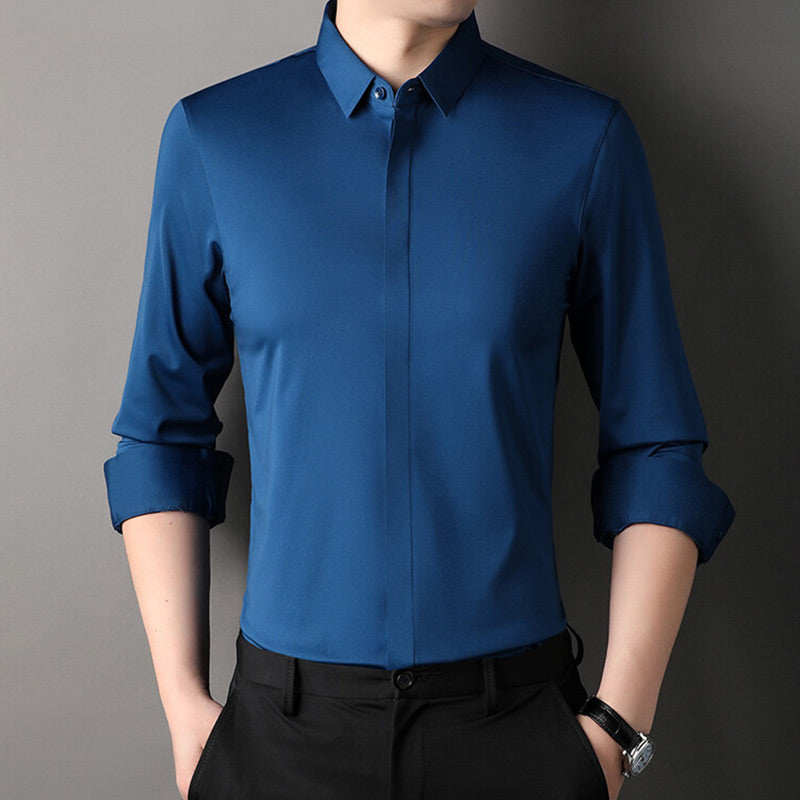 Ezra – Wrinkle-Free Stretch Shirt for Men