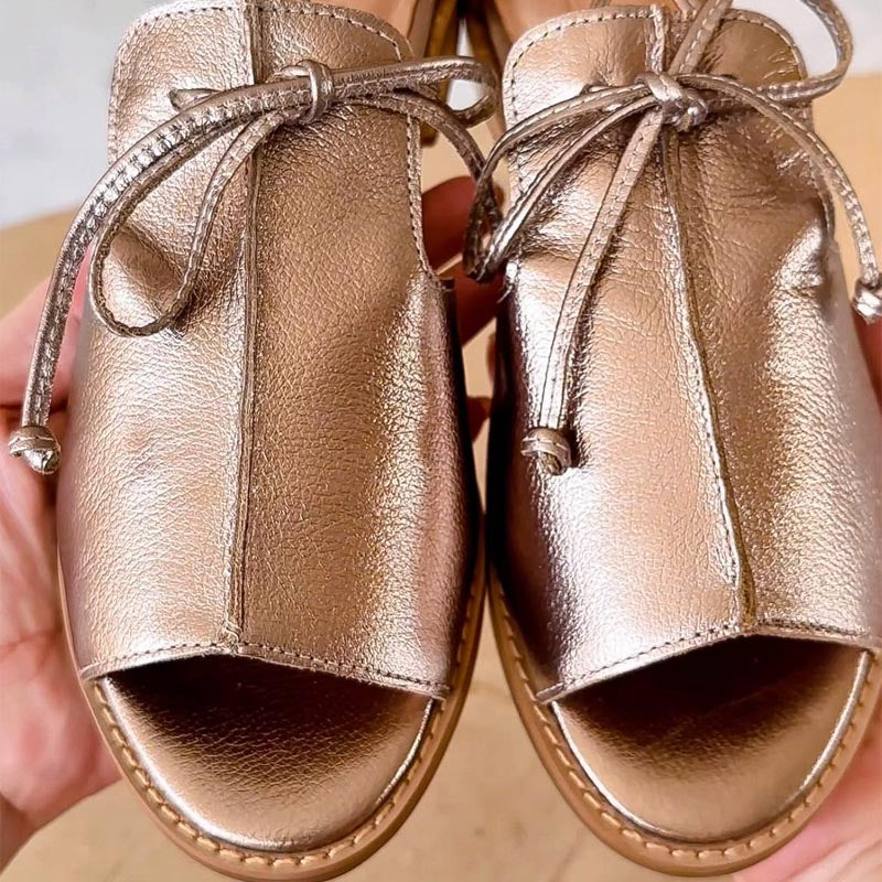 Edna - Adjustable Lace-Up Sandals