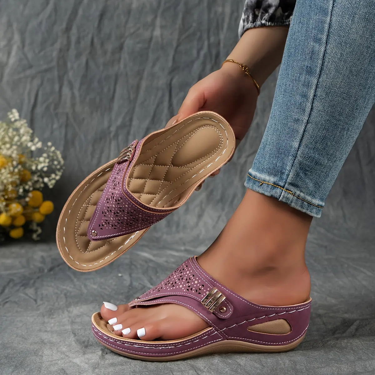 Morrie – Wedge Toe Sandals for Women