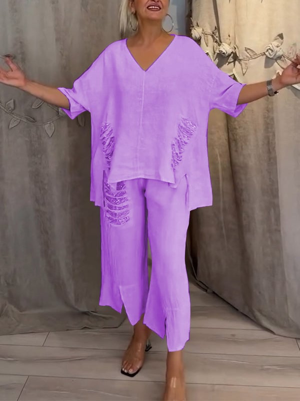 Sheena – Elegant Two-Piece Summer Set