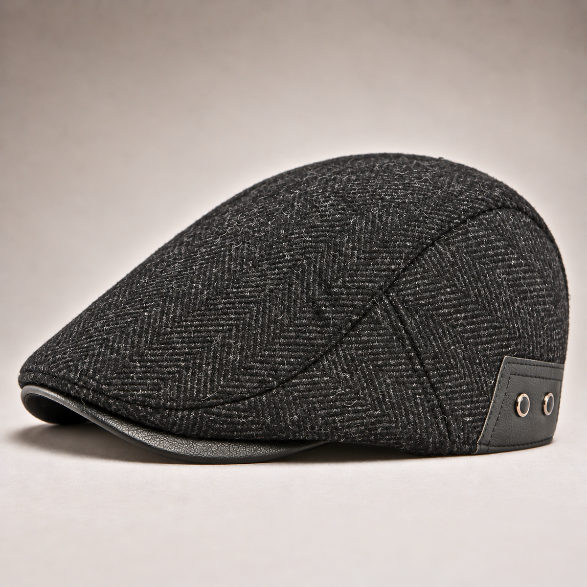 Holden – Vintage Herringbone Flat Cap