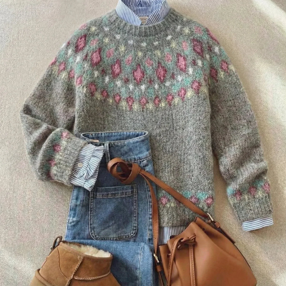 Anika - Chic Vintage Knit Sweater