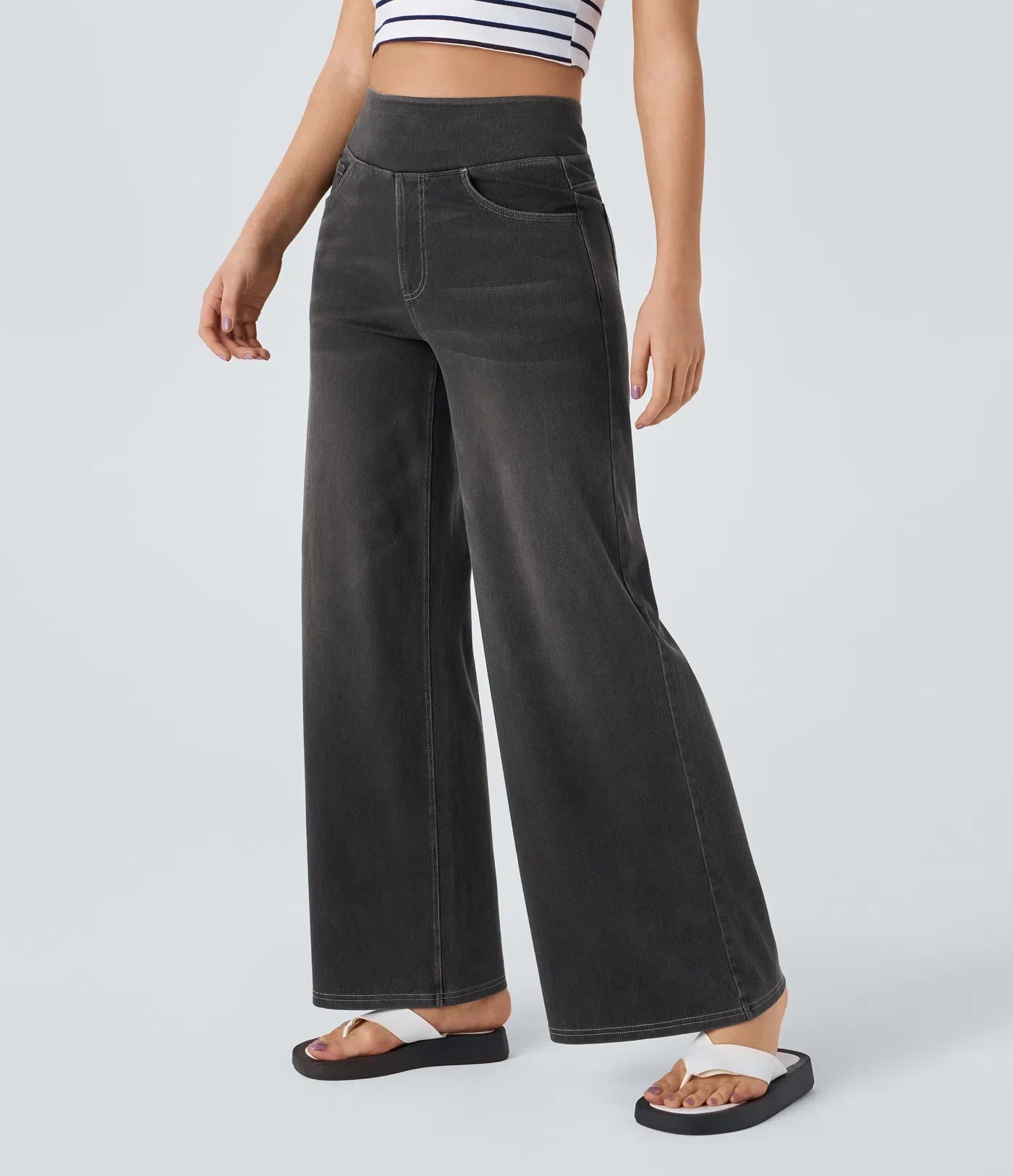 Eliena - Comfortable High-Waist Shaping Pants