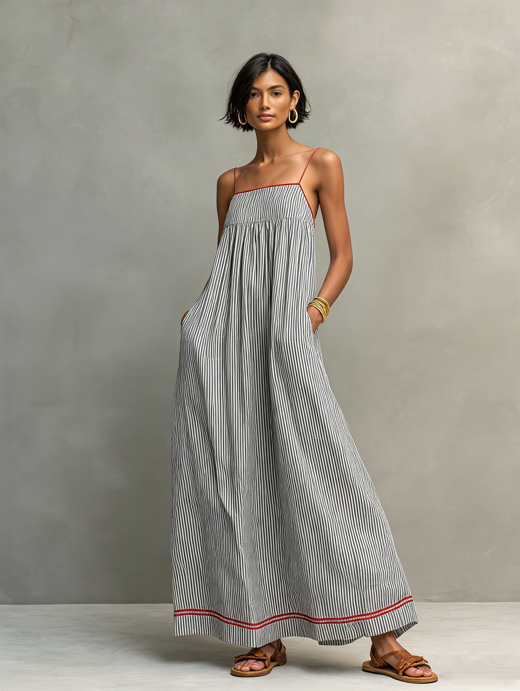 Reagan – Striped Maxi Summer Dress