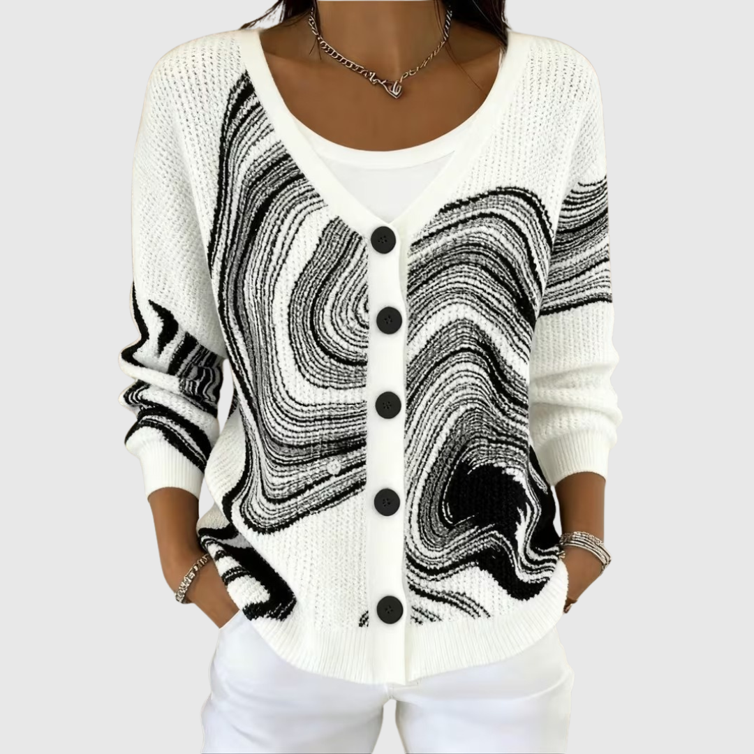 Letitia – Knitted Button-Up Jacket