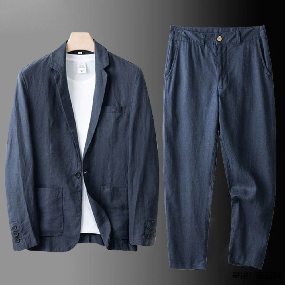 Elias – Lightweight Linen Set for Refined Summer Style