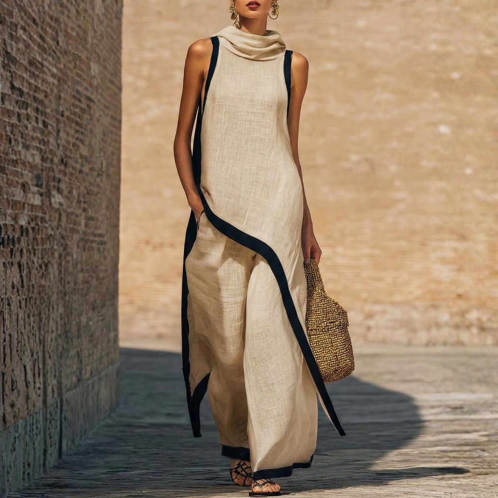 Evira - Elegant Linen Pants Set