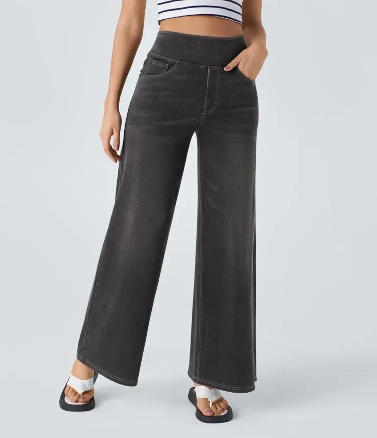 Eliena - Comfortable High-Waist Shaping Pants