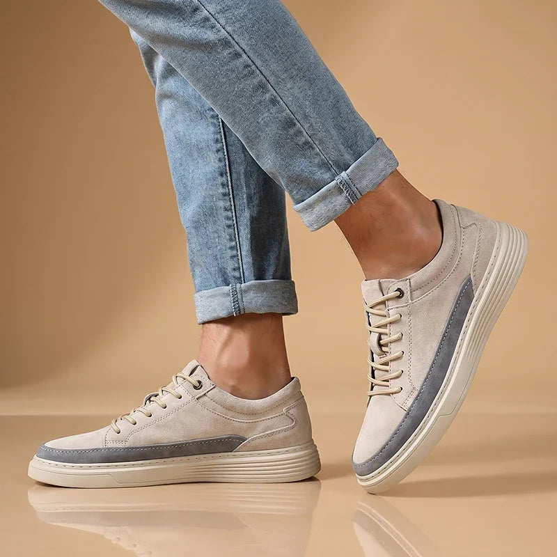 Matty - Suede Cushioned Casual Sneakers
