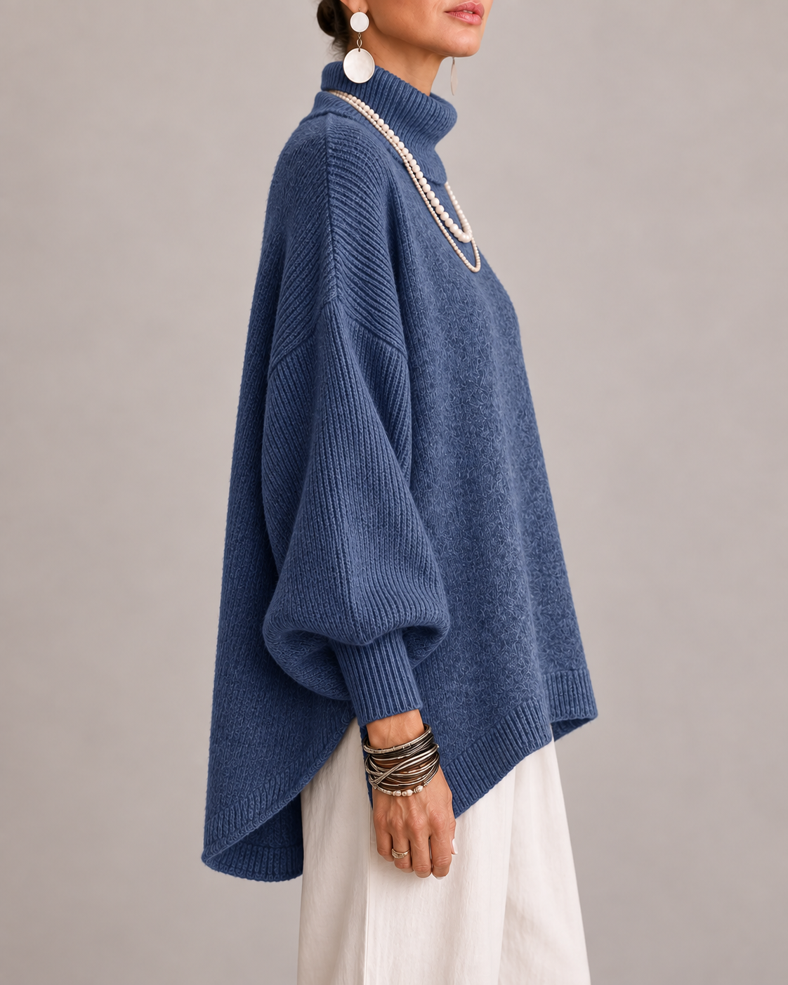 Lettie – Elegant Oversized Turtleneck Sweater