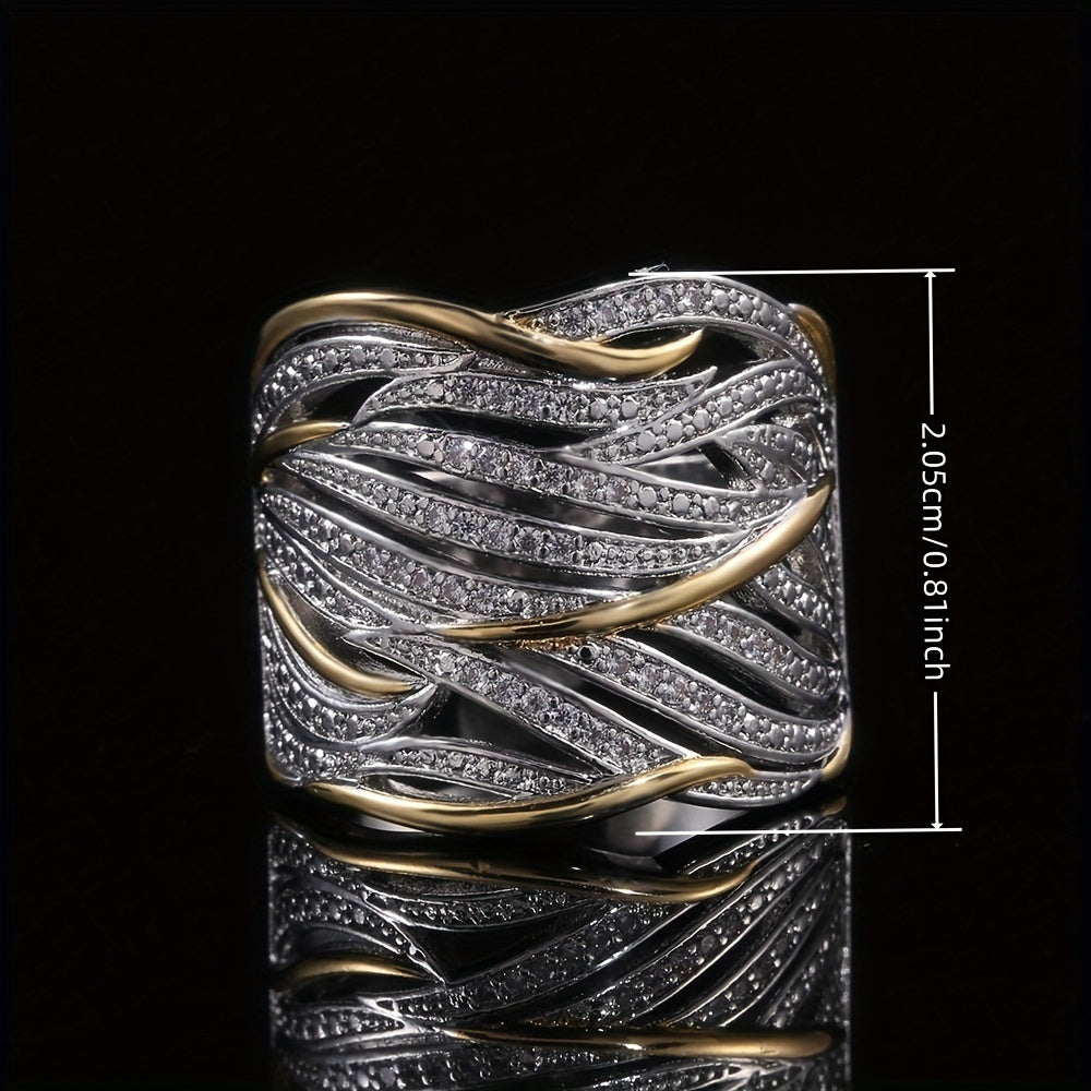 Eunice - Elegant Multi-Layer Twisted Ring