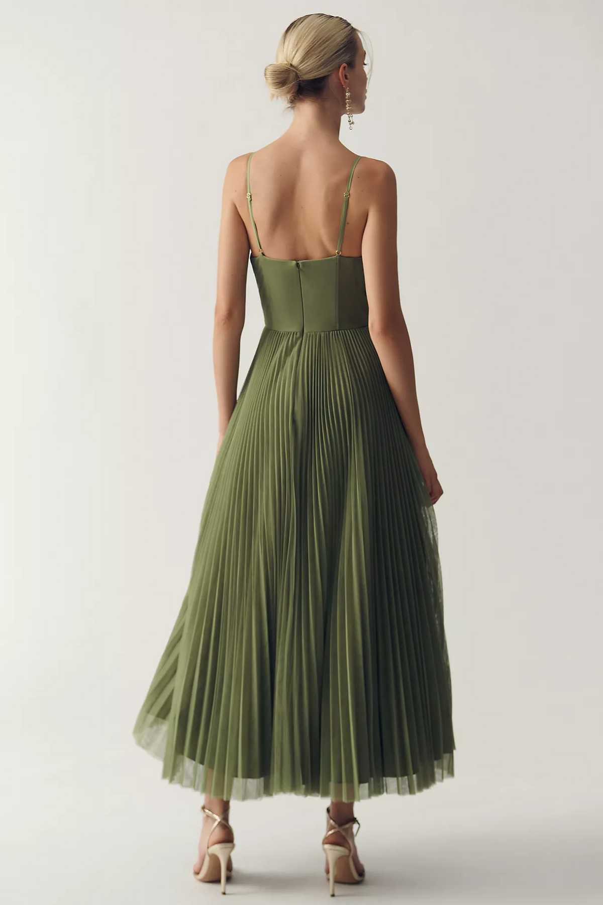 Jocelyn - Structured Corset Midi Dress