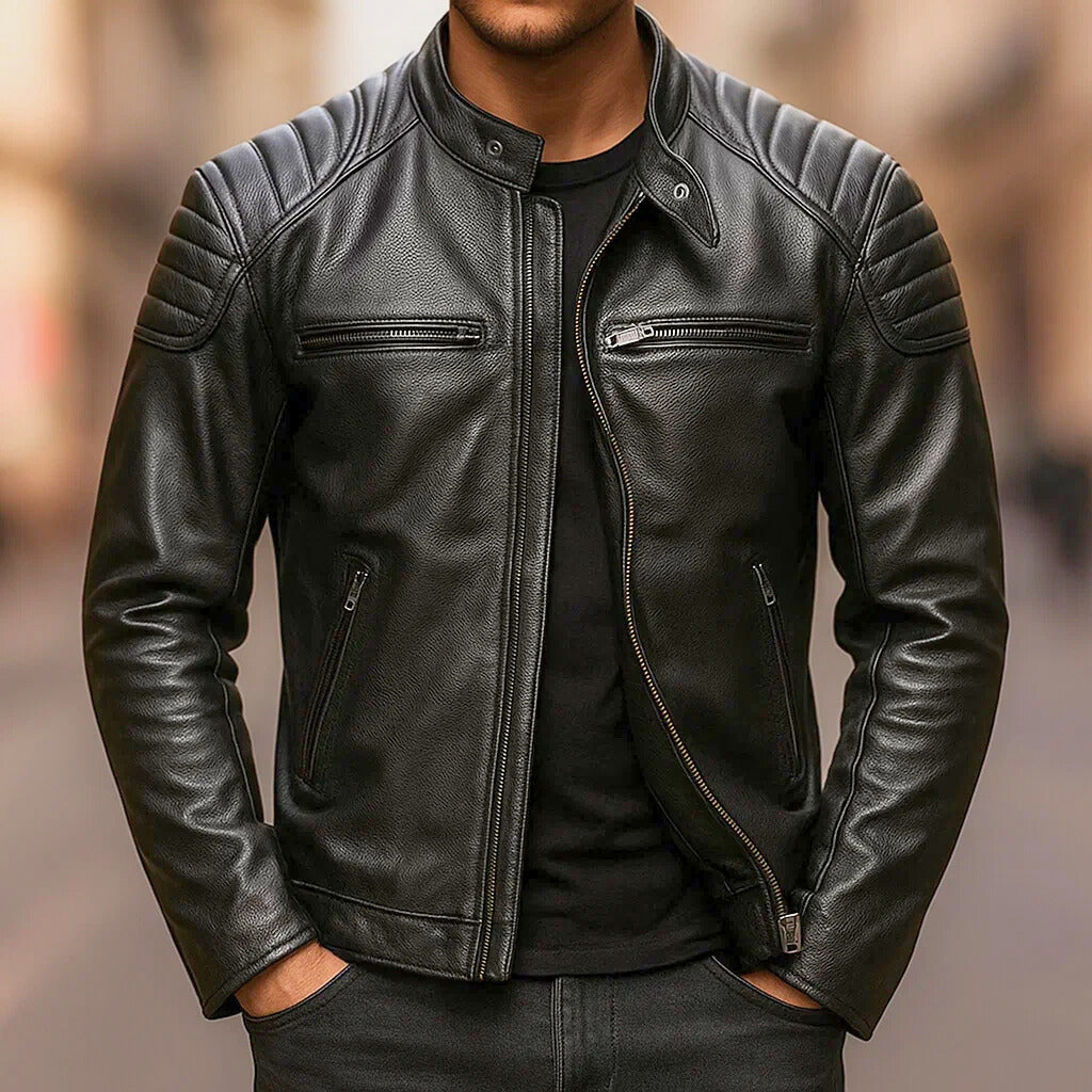 Kiel - Premium Leather Moto Jacket