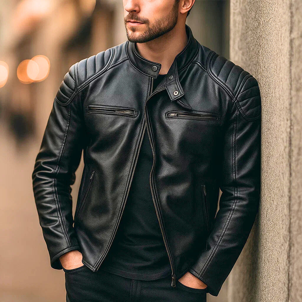 Kiel - Premium Leather Moto Jacket
