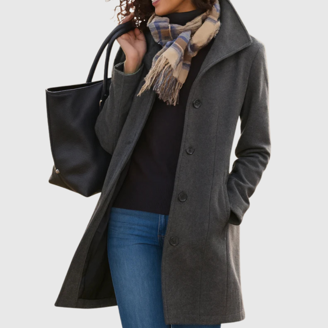 Lyla - Classic Tailored Long Coat