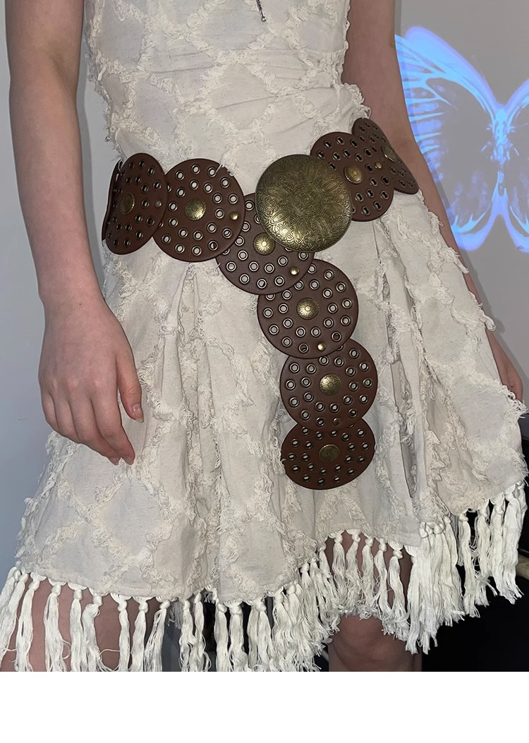 Vanessa - Boho Brown Women's Belt