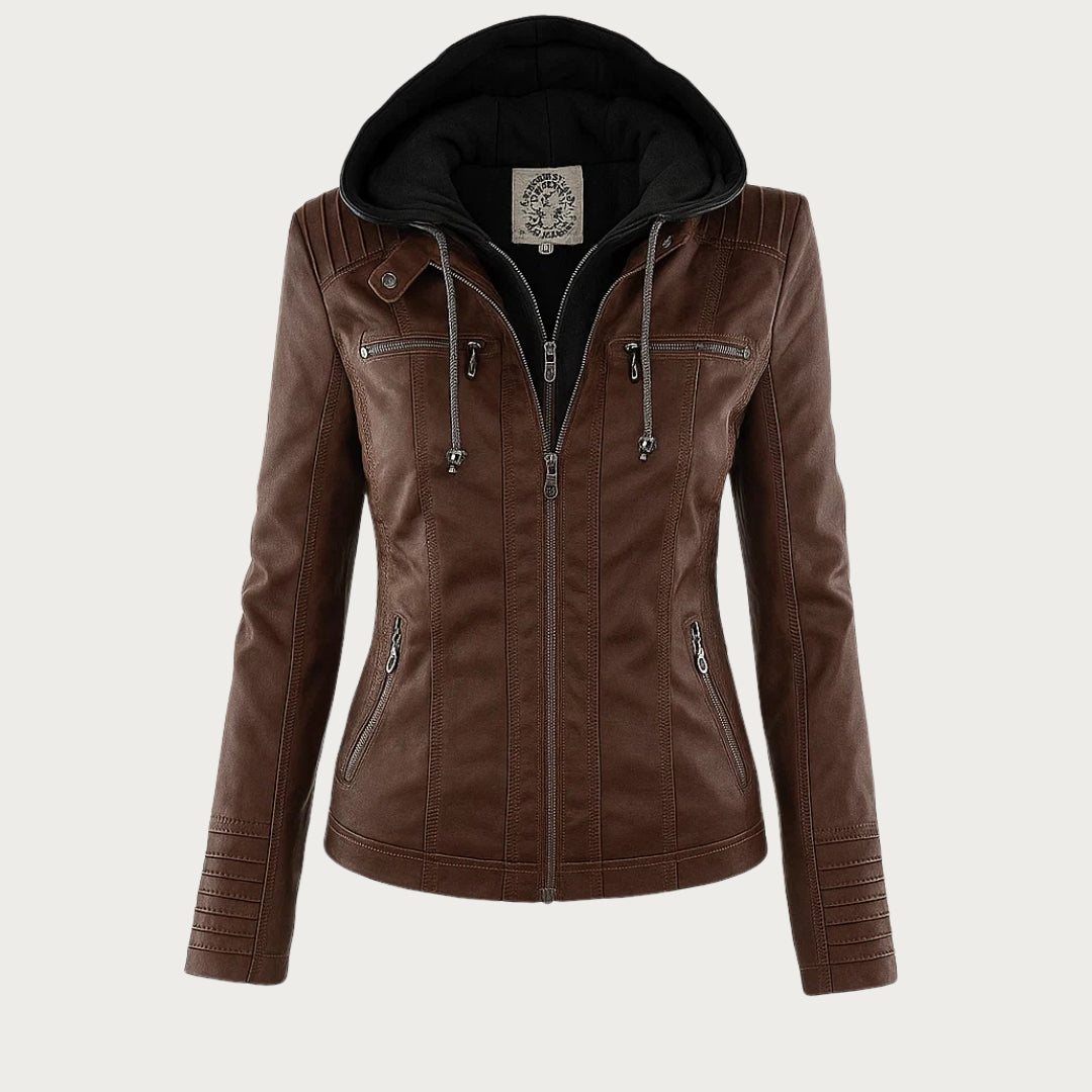 Jazlyn - Elegant Leather Jacket
