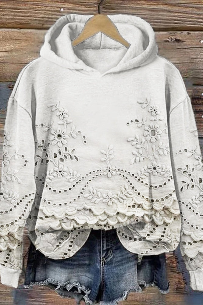 Fayie – Hoodie with Prato Lace