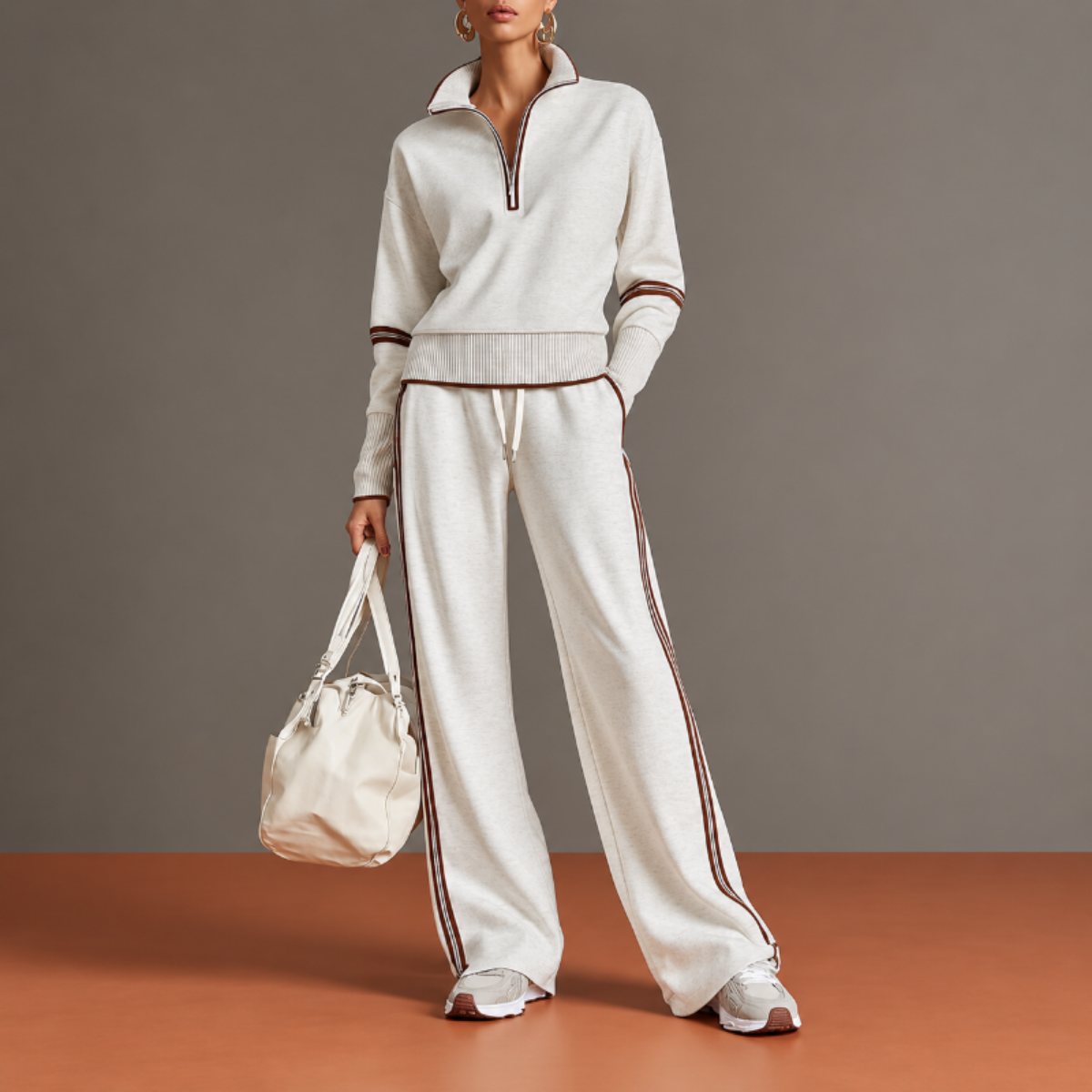 Maren – Quarter-Zip Tracksuit Set