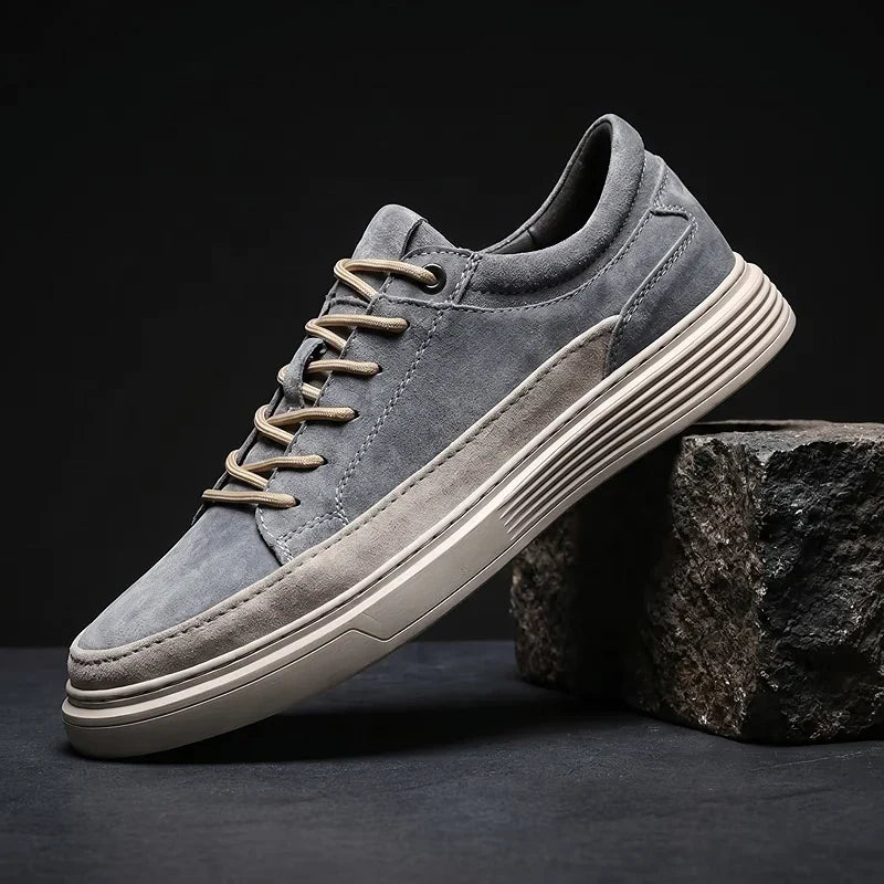 Matty - Suede Cushioned Casual Sneakers