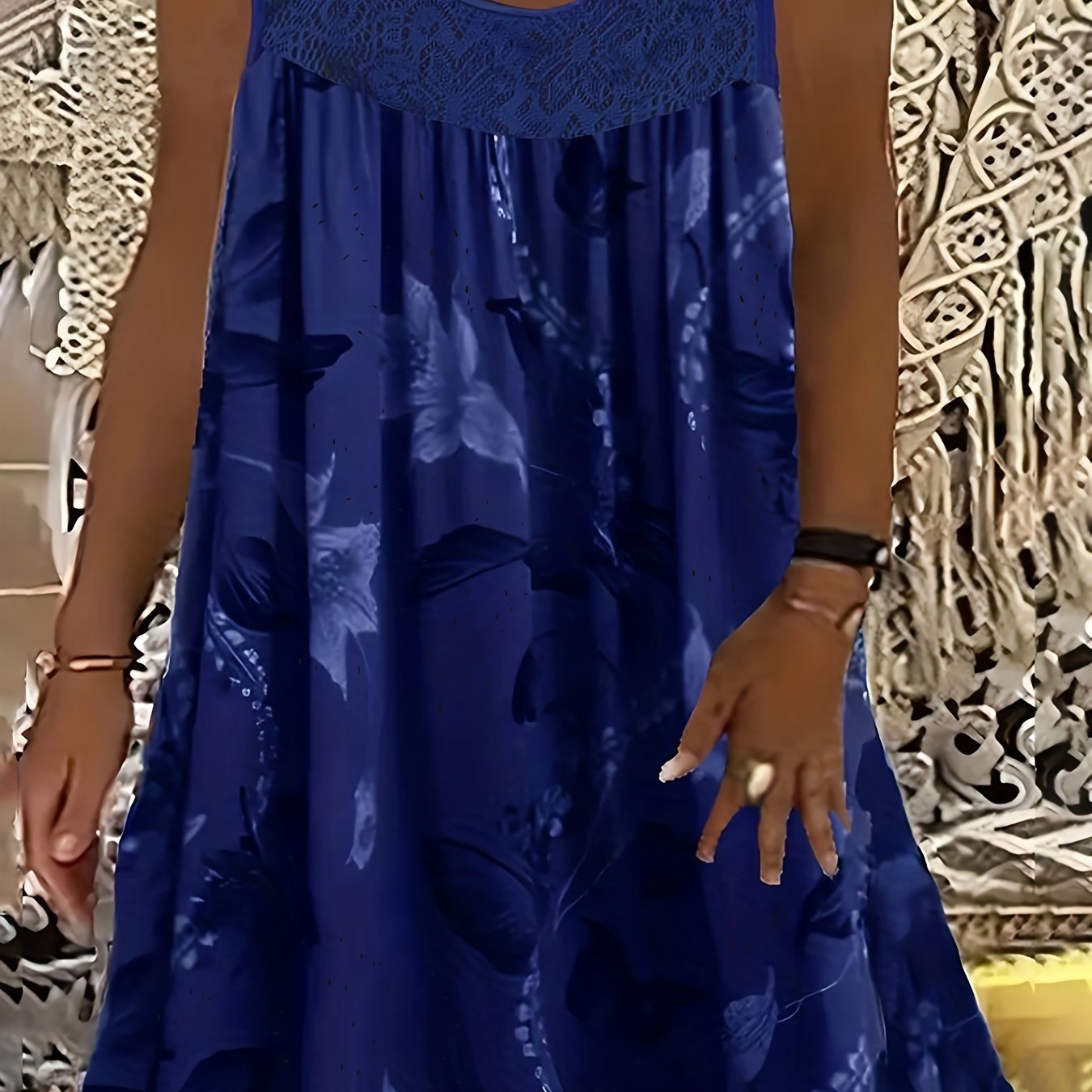 Rana - Floral Lace Summer Dress
