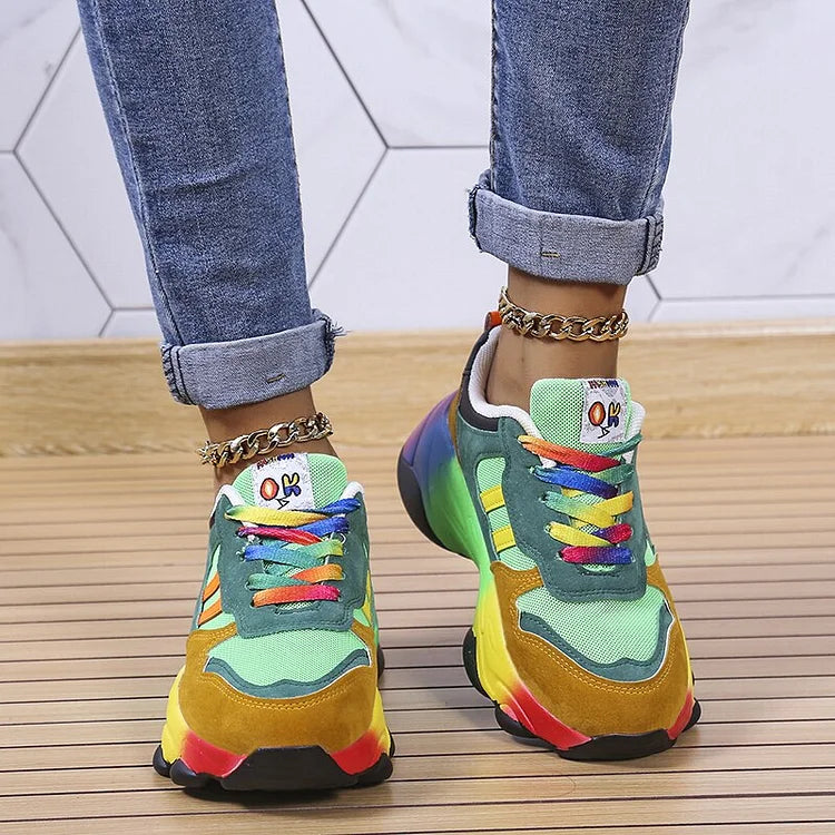 Alivia - Rainbow Comfort Sneakers