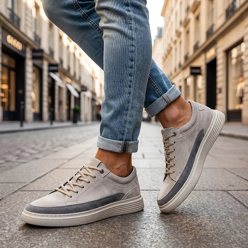 Matty - Suede Cushioned Casual Sneakers