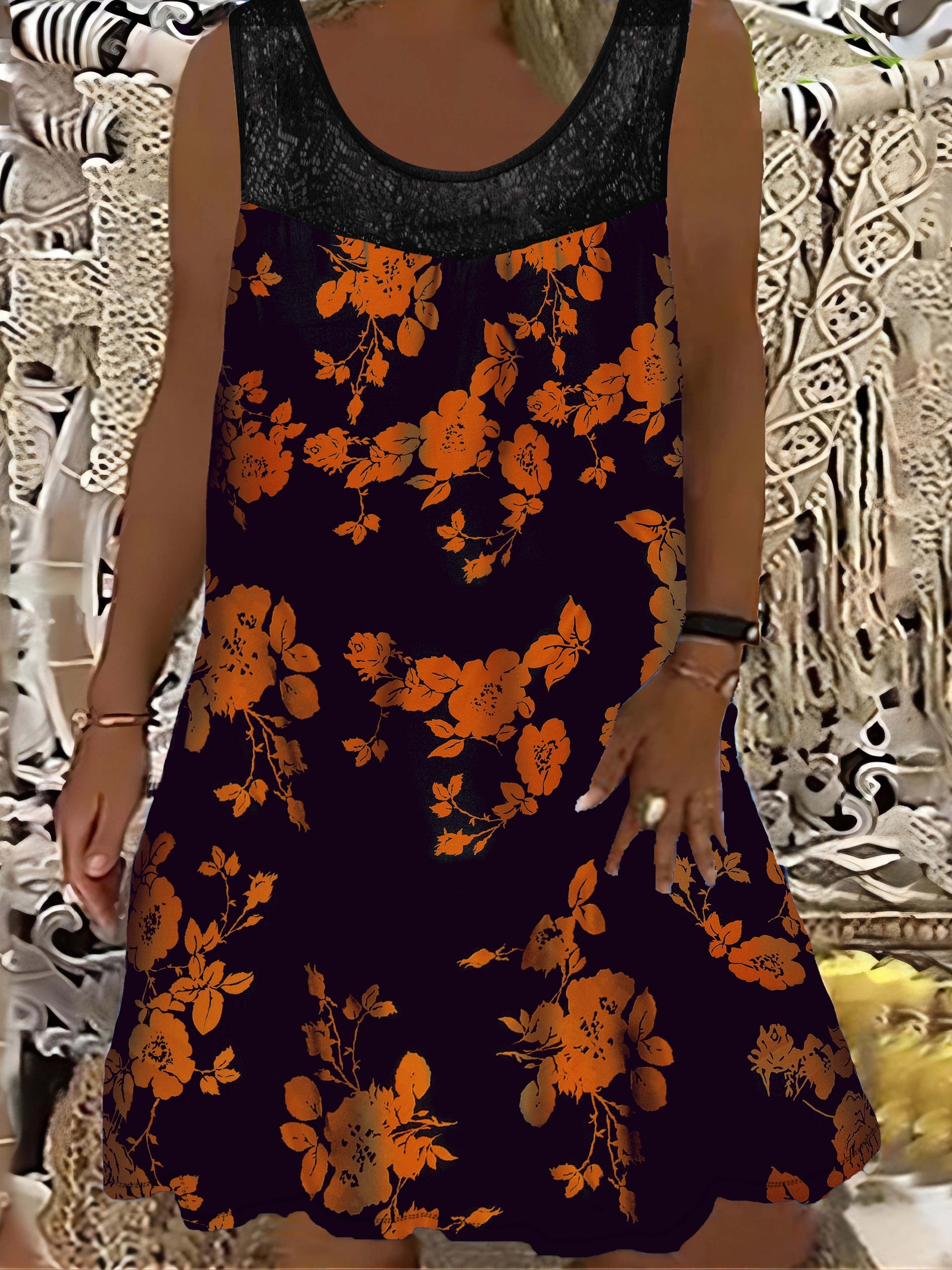 Rana - Floral Lace Summer Dress