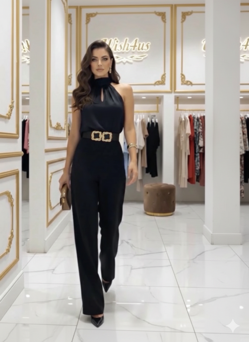 Aina - Wide Leg Elegant Jumpsuit