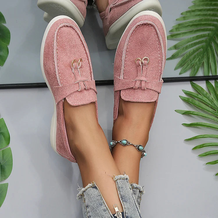 Erica – Elegant Loafers with Knotted Stitching