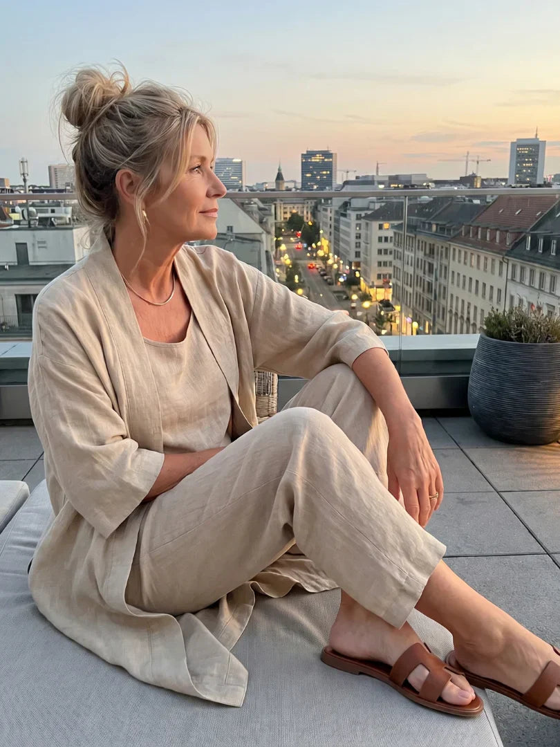 Everly - Lightweight Linen Blend Set